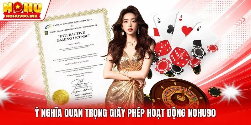 Ý nghĩa quan trọng giấy phép hoạt động NOHU90
